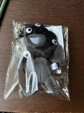 카라비너 마스코트 블랙 먝먝 봉제 인형 (서 있는 버전)
