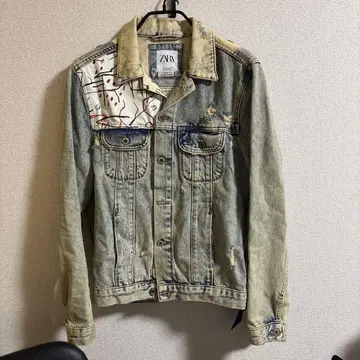 ZARA Jean-Michel Basquiat 데님 자켓
