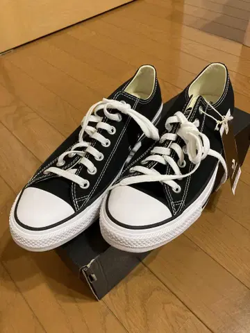 CONVERSE ALL STAR 블랙 로우 컷 M9166C