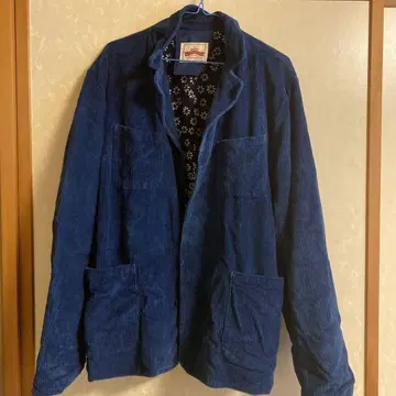 KaruKyu 네이비 코듀로이 자켓 xxl