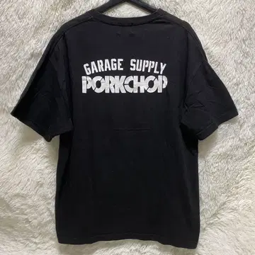 PORKCHOP BLOCK STENCIL TEE 블랙 XL 사이즈