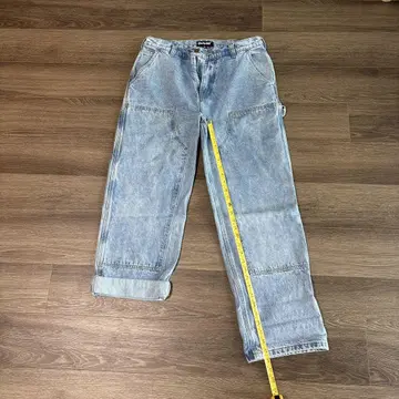 OnlyNY 와이드 레그 데님 팬츠 32