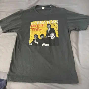 The Beatles 프린트 티셔츠 다크 그레이