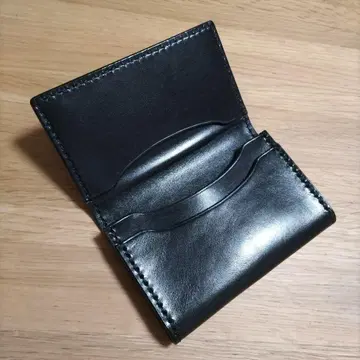 블랙 가죽 명함지갑 루가토 숄더