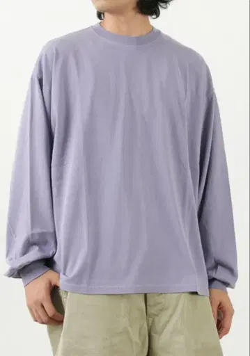 새상품 REMI RELIEF 레미 릴리프 롱 T-SHIRT 라일락