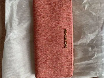 MICHAEL KORS 3단 폴더형 지갑 핑크