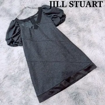 [ JILL STUART ] 질스튜어트 퍼프 슬리브 원피스 그레이 F