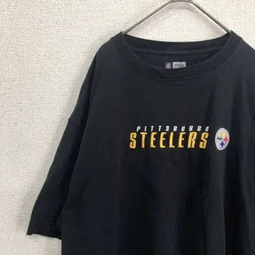 미국 빈티지 의류 t셔츠 NFL 자수 로고 스틸러스 XL 1913