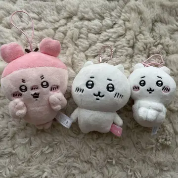 치이카와 (먼작귀) 봉제 인형 키링 세트