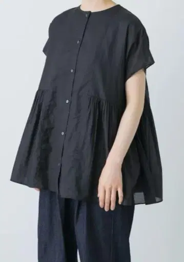 카구레 레이온 코튼 2way 블라우스