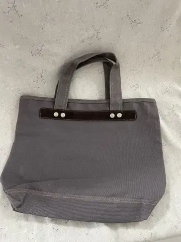 그레이 토트백 지퍼