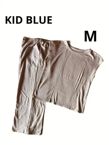 키드 블루 KIDBLUE 반팔 롱 바지 룸웨어 파자마 면100%