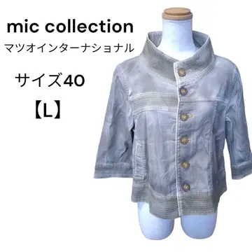 miccollection 마츠오 인터내셔널 자켓 얇은 소재 40 L