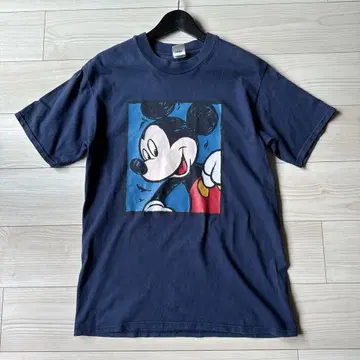 프린트 80~90년대 Disney 티셔츠 미키 그래픽 usa 제작