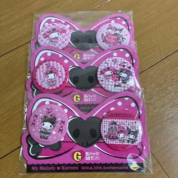My Melody & Kuromi 캔뱃지 세트