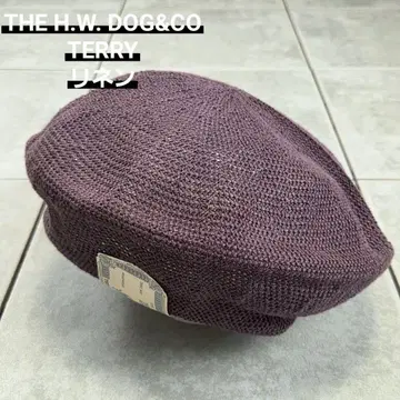 THE H.W. DOG&CO TERRY BERET BURGUNDY