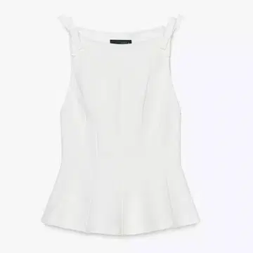 완판템 ZARA 페플럼 리본 상의