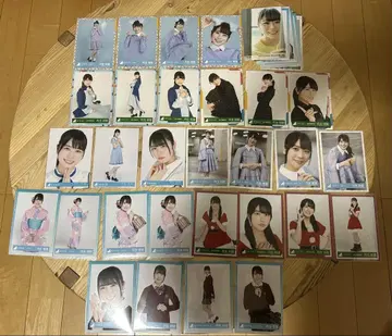 히나타자카46 니부 아카리 브로마이드 컴프 8종 + 낱장 7장