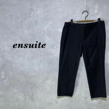 [빅 사이즈] ensuite 캐주얼 팬츠 올 패턴 나일론 블랙 4010