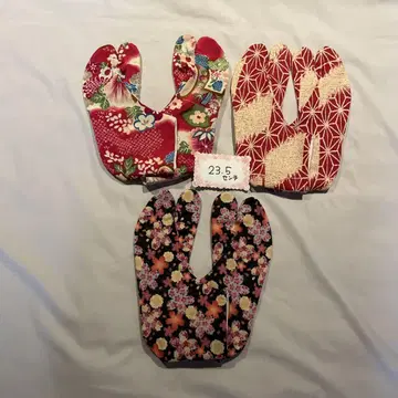 무늬 타비 23.5cm 3개 세트