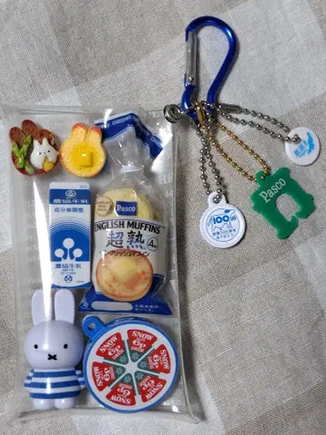 가챠 파우치 파스코 초숙 영어 머핀 유키지루시 6P 치즈