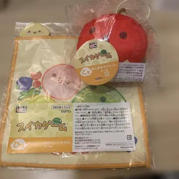 TAITO 복권 수박 게임 핸드 타월 마스코트
