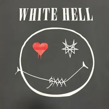 SADS 밴드 티셔츠 WHITE HELL 키요하루