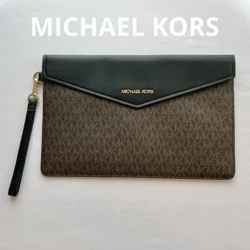 새상품급 MICHAEL KORS 로고 클러치백