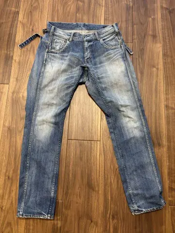Johnbull 데미지 가공 사루엘 데님