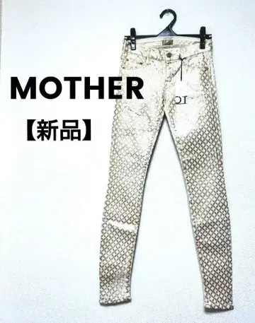 새상품! MOTHER 마더 올 패턴 슬림 팬츠 스키니 데님 24