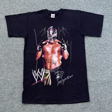 WWE 레이 미스테리오 프로레슬링 티셔츠 구제 의류 블랙 S 사이즈