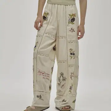 TODAYFUL Embroidery Patchwork Trousers