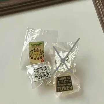 라멘즈 핀배지 TOWER SWEET7 굿즈 3점