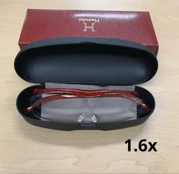 미사용 새상품 하즈키 루페 라지 1.6x 루비