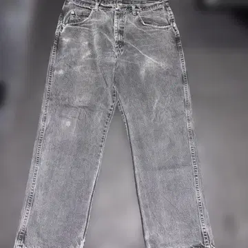 WRANGLER 다크 그레이 스트레이트 레그 데님 F