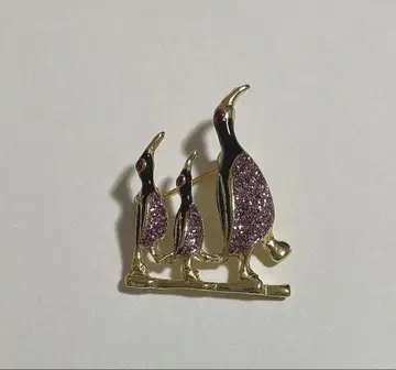 빈티지 펭귄 브로치 앤티크 엘레강트 벼룩시장 레트로