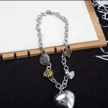 delivery 하트 목걸이 남녀 공용 새상품급