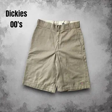 00년대 DICKIES 루즈핏 하프 팬츠 카고 USA 와이드 레그