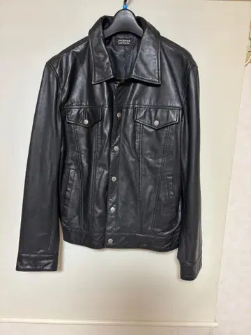 JTPLEATHER 블랙 가죽 자켓 평상복 가죽