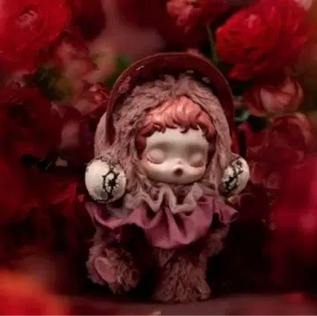 SKULLPANDA L 임프레셔니즘 봉제 인형 펜던트