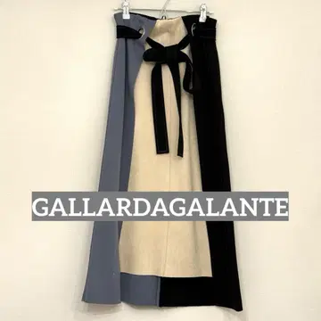 GALLARDAGALANTE 하토메 스웨이드 스커트