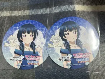 Aqours 츠시마 요시코 코스터 영구 stage 2매 세트