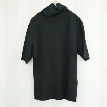 크리스찬 오자르 티셔츠 스웨터 터틀넥 반팔 블랙 L