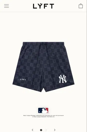 LYFT MLB 뉴욕 양키스 숏 팬츠 사이즈 M