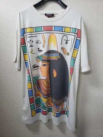 90년대 클레오파트라 이집트 벽화 티셔츠