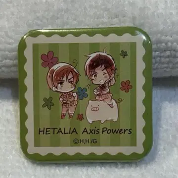 헤타리아 Axis Powers 캔뱃지 스페인 로마노 원작 그림 원작 패턴