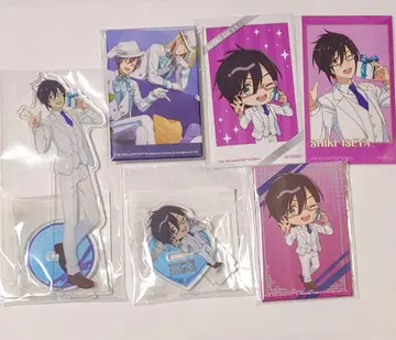 SideM 제비뽑기 도 이세야 사계절 아크릴 스탠드 캔뱃지 세트