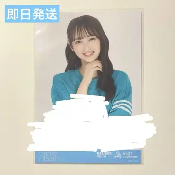 WHITE SCORPION 친필 사인 포함 브로마이드 ALLY 앨리