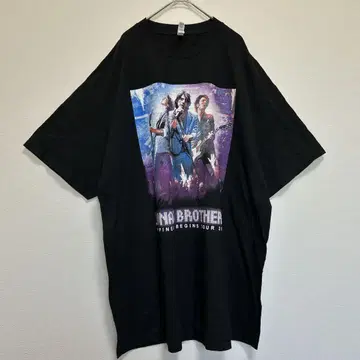 조나스 브라더스 밴드 뮤직 밴드 티셔츠 반팔 2XL 블랙