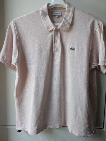 라코스테 핑크 피케 셔츠 US XL